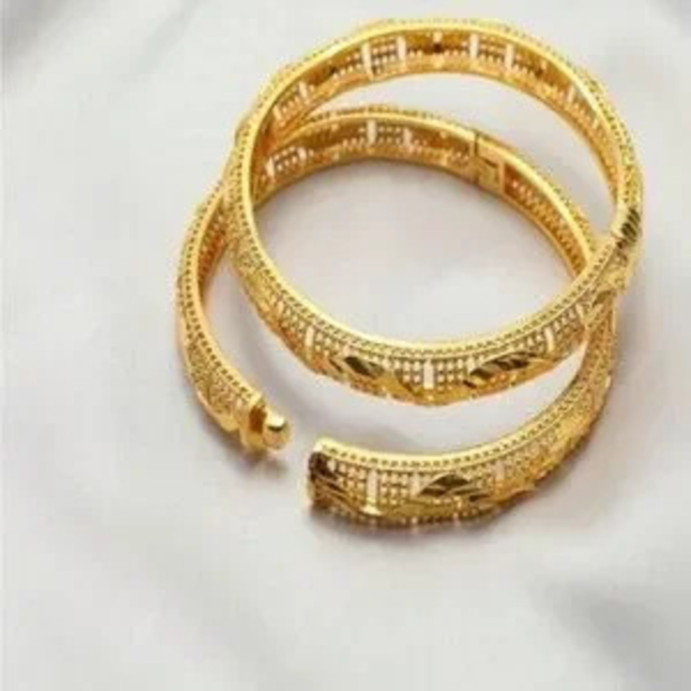 24K Gold Plated Bangle Bracelet